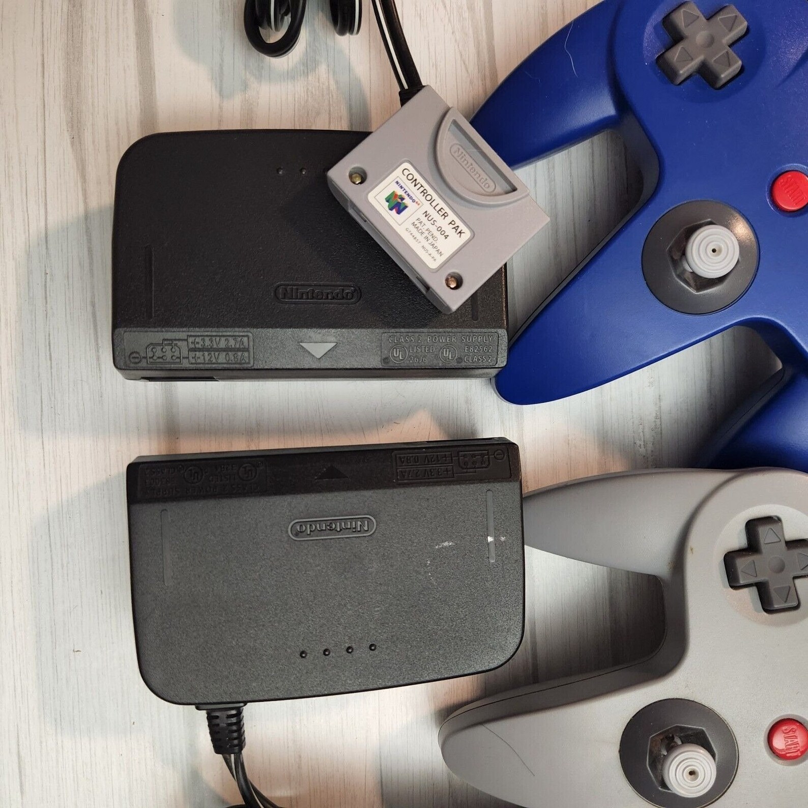 Nintendo 64 N64 4 Controller System Console Bundle Expansion Pack 1 ...