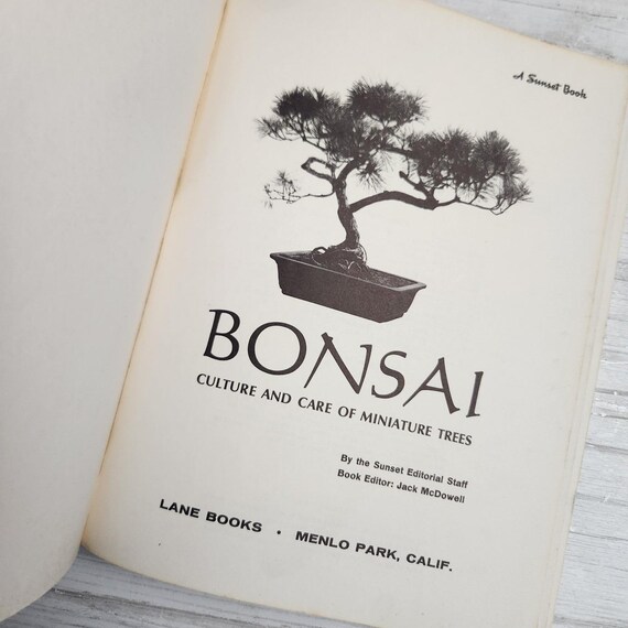 BONSAI Kultur und Pflege von Zwergbumchen Orientalische Pflanzen 1967 LANE  Bcher - Etsy.de