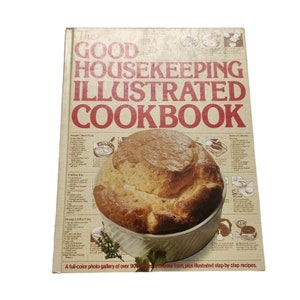 Vintage 1980 The Good Housekeeping Illustrated Cookbook By Zoe Coulson Hardcover