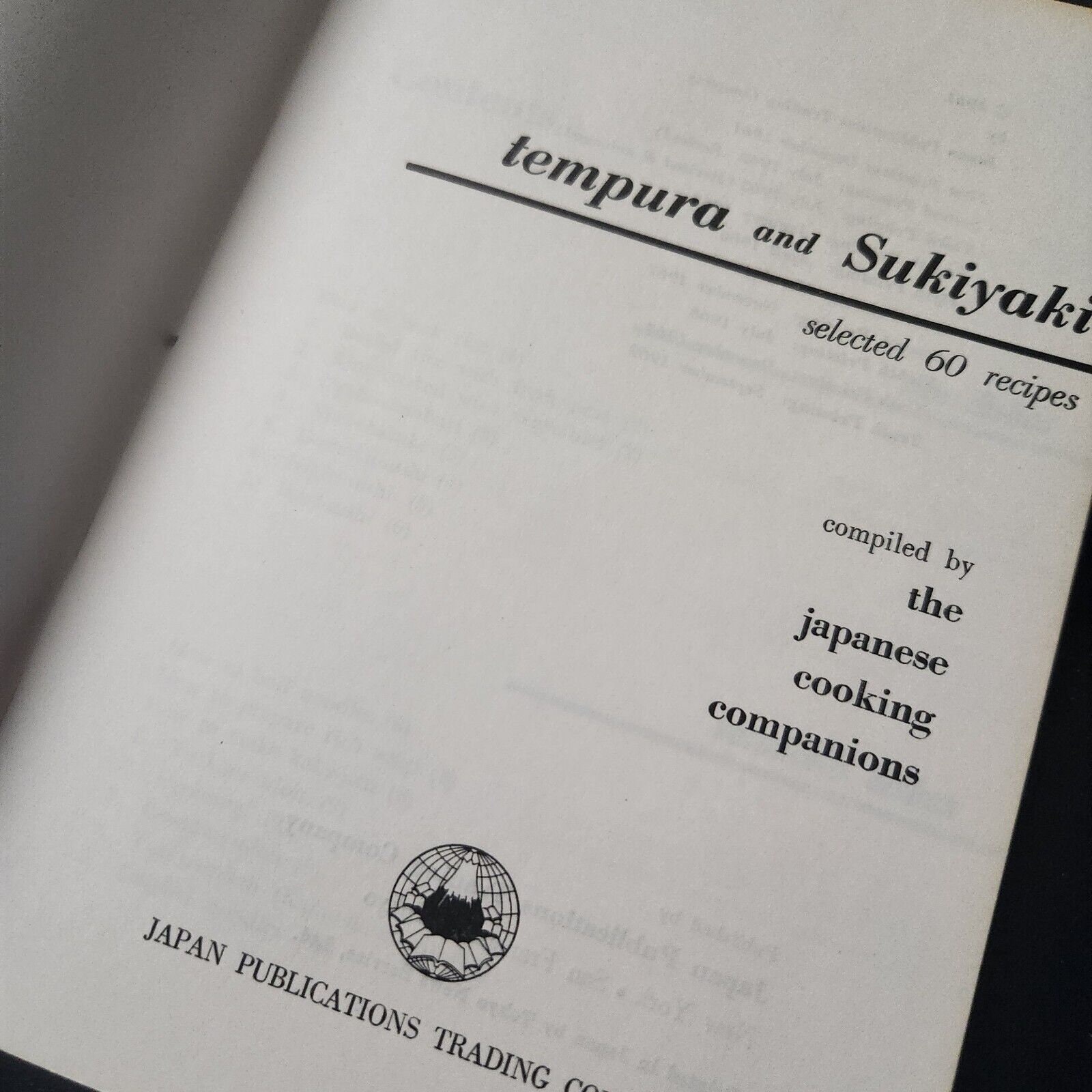 Vintage Tempura and Sukiyaki Japanese Cookbook 60 Recipes 1969 Etsy