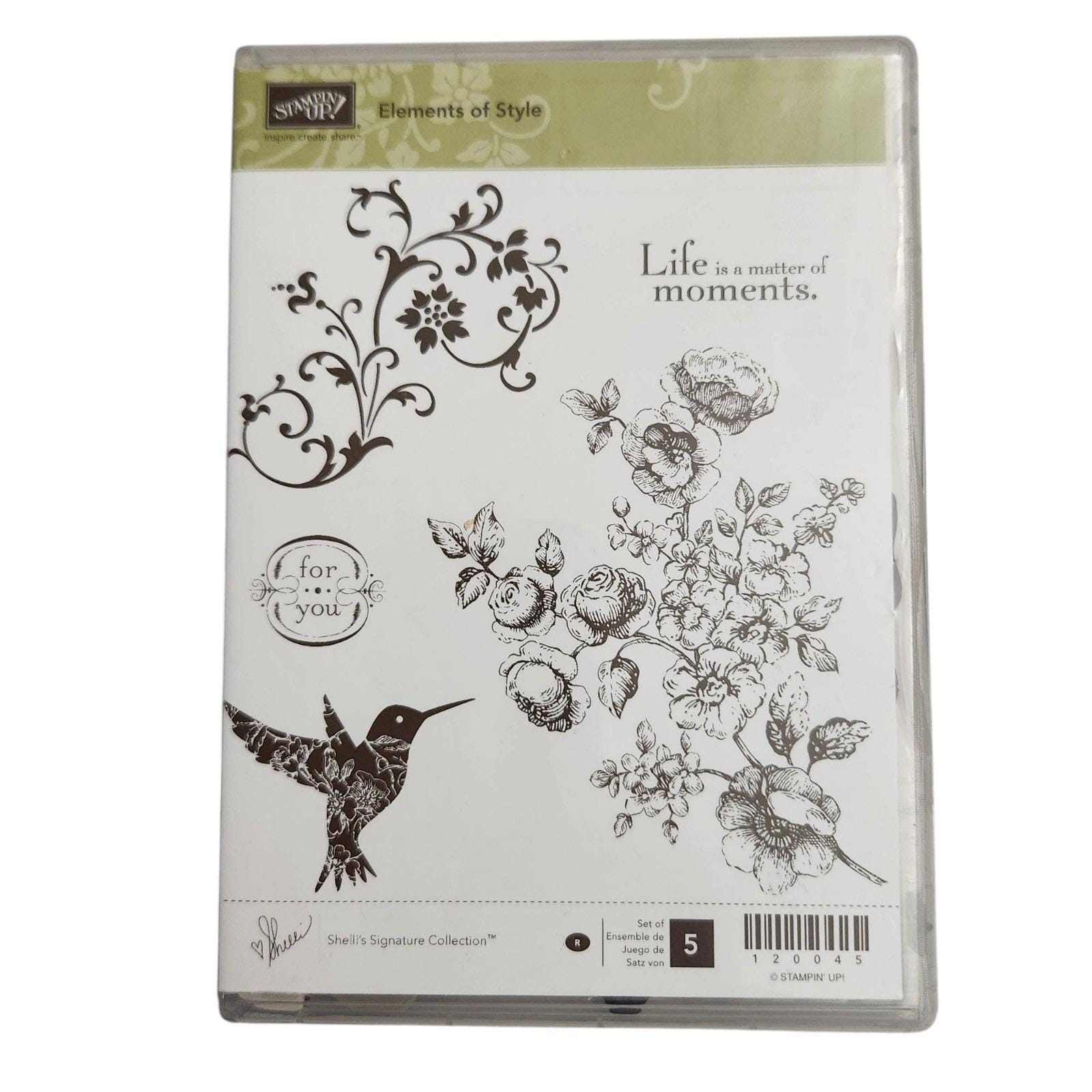 ハミングバード⟡.* Stampin' UP! エレメンツ・オブ・スタイル スタンプセット ハミング