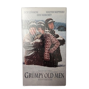 Grumpy Old Men 1994 Sealed Jack Lemmon comedy video VHS film