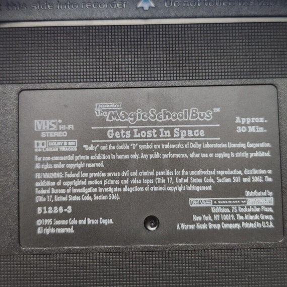 Magic School Bus Gets Lost in Space VHS 1995 Clam Shell - Etsy