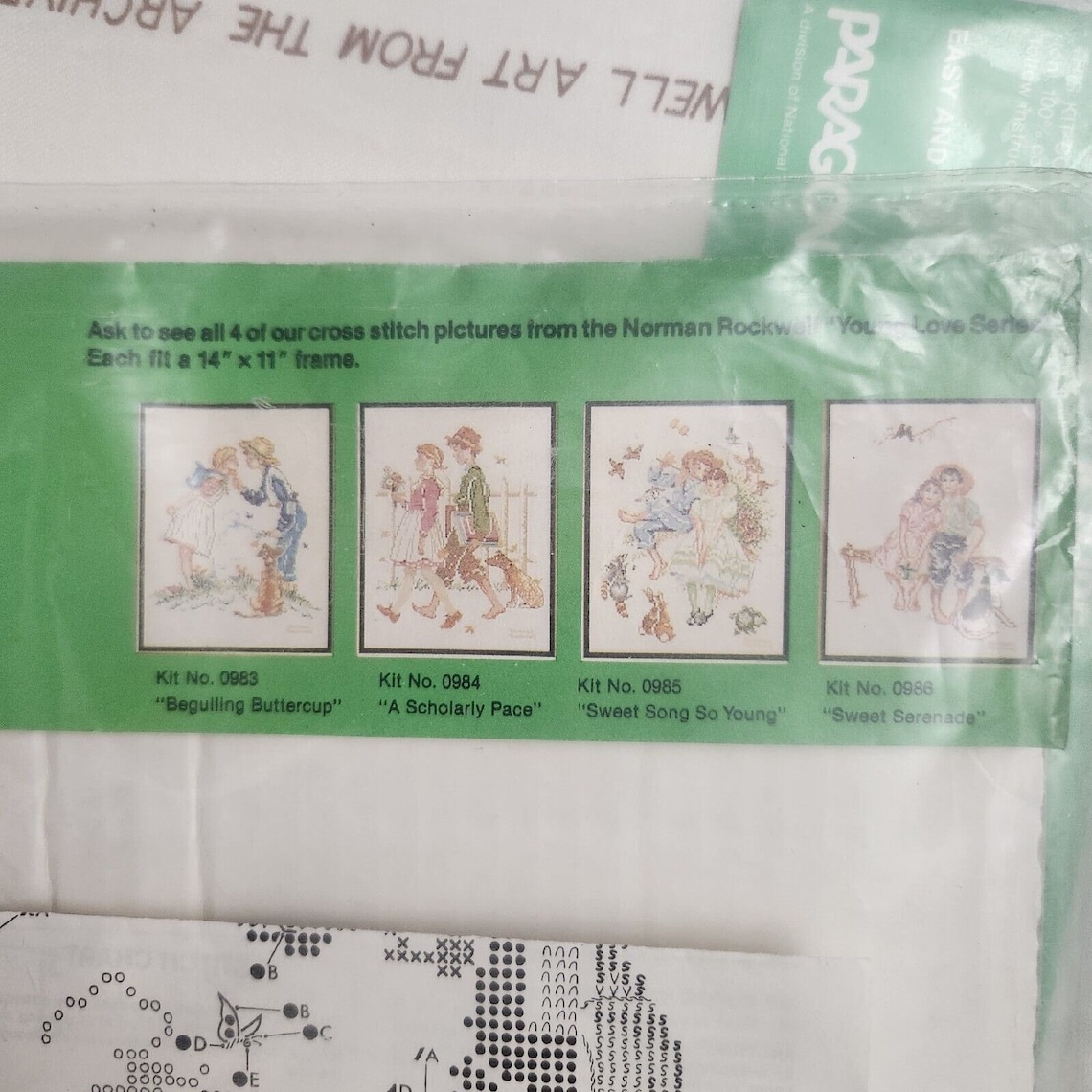 Paragon Needlecraft Norman Rockwell Cross Stitch Kits Sweet Song so ...