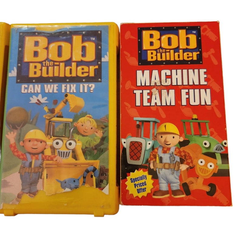 Bob the Builder VHS Tapes LOT 3 Vintage Can We Fix It Busy Bob & Silly ...