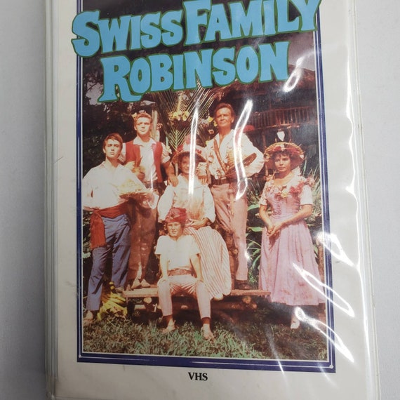 Walt Disney Home Video Swiss Family Robinson VHS White Clamshell
