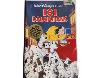 Disney VHS 101 Dalmatians 1992 Black Diamond Classics Clamshell