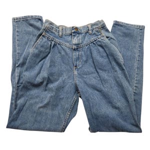 VTG 80s Wrangler High Waisted Mom Jeans Womens Misses 10 Denim Made in USA