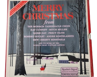 Readers Digest Collectors Edition Merry Christmas 4 LP Vinyl Record Box Set 1969