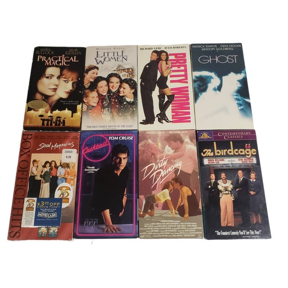 Vintage VHS Video Tape Cult Classic Movies 80s 90s Romance