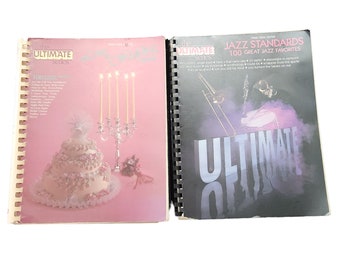 Ultimate Series Love & Wedding Songbook and Jazz Standards Sheet Music Lot Books