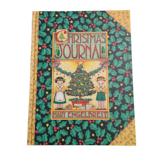 Hardcover Mary Engelbreit Christmas Journal 8.5 x 11 Memories Traditions 1994