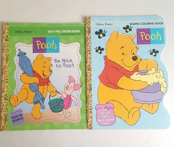 Download Vintage 90s A Golden Coloring Books Disneys Winnie The Pooh Etsy