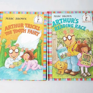 Arthur Beginner Books Lot of 2 Arthur reading Race Arthur Tricks the tooth Fairy