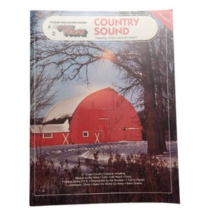 1975 Vintage EZ Play Today 2 Country Sound songbook featuring Your Cheatin Heart