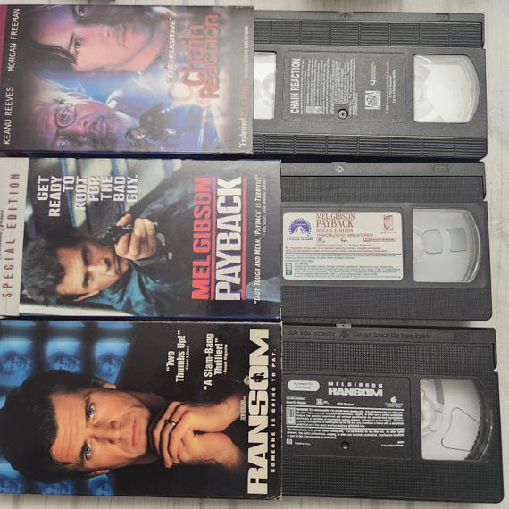 Vintage VHS 90s Action Movies Lot Speed the Mummy Die Hard Twister