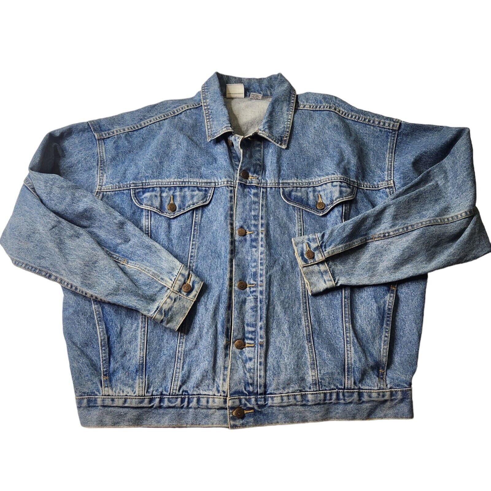 ヴィンテージデニムジャケット•Marvin The Martian•Gジャン Vintage 1995 Marvin the Martian Surrender or Else Denim Jean