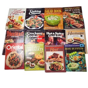 Better Homes And Gardens vintage kookboek, veel jaren 80 en 90, veel 12 inch