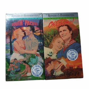 Rodgers and Hammerstein Collection VHS Lot South Pacific and Oklahoma