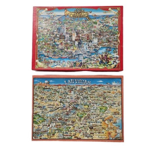 City of Las Vegas City of New Oreleans Puzzles Von Buffalo Games Inc.