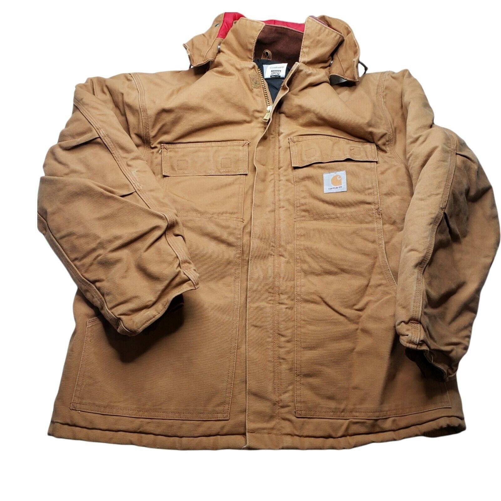 Vintage Carhartt Quilted Hooded Barn 