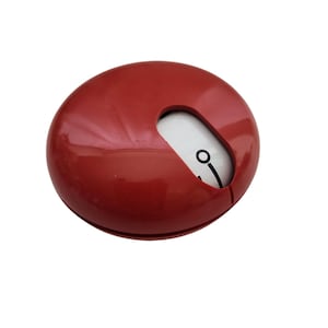 Vintage Italora 2000&#39;s Red Round 1 Hour Pocket Kitchen Timer Made In Italy