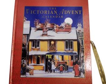 Calendrier de l'Avent victorien vintage, édition 1998, livre pop-up