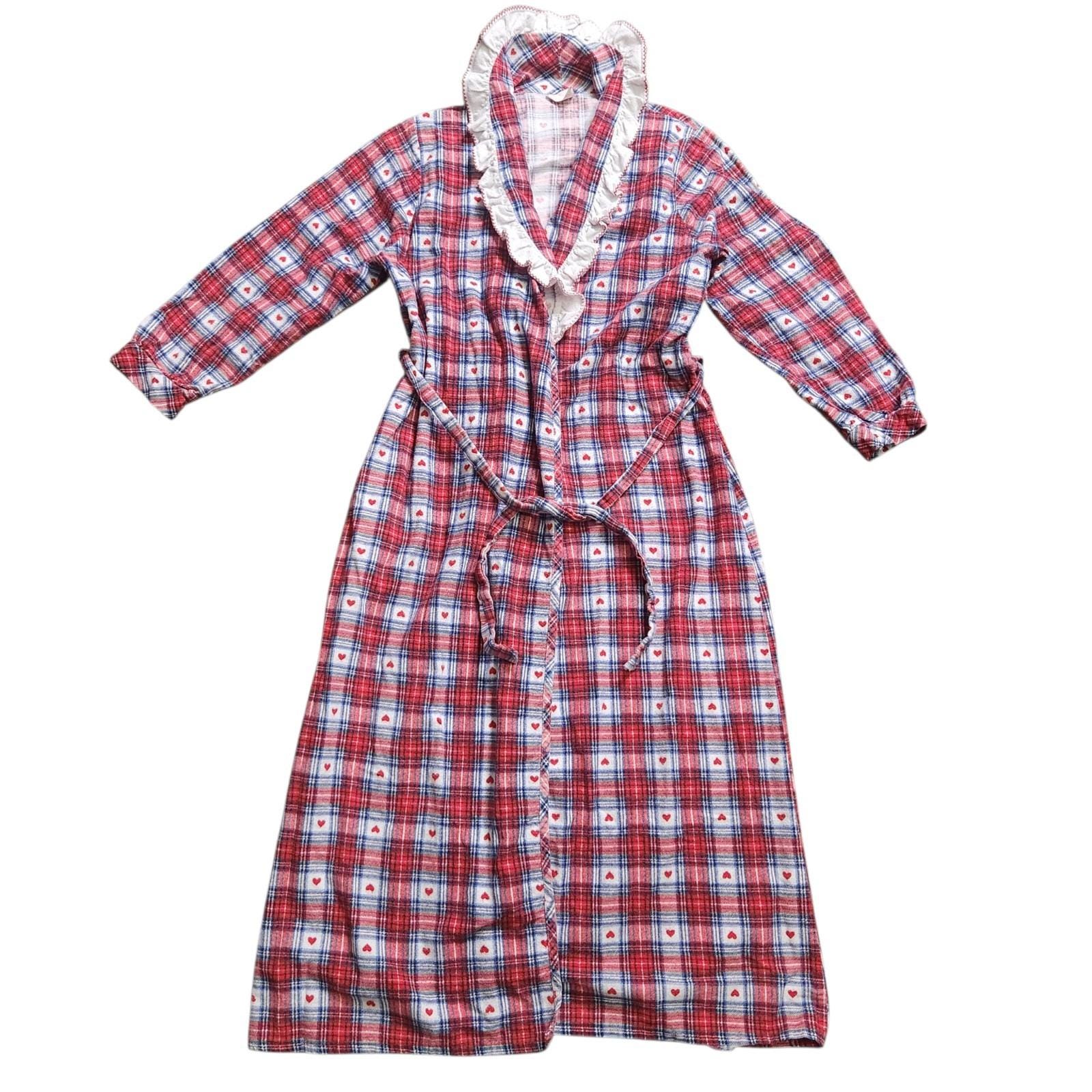 white christmas dresses Women's Brushed Cotton Dressing Gown