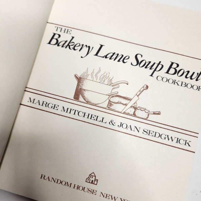 Bakery Lane Soup Bowl One Hundred Recipes 1976 image 9