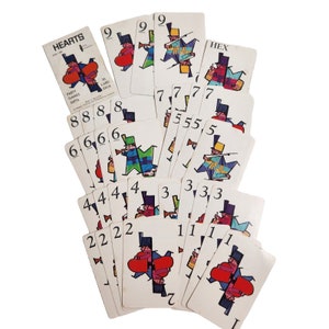 1964 Vintage Watkins Strathmore Co Hearts Playing Cards Deck Made in USA