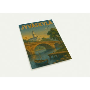 Vintage Jyväskylä Ansichtskarten