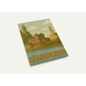 Vintage Hämeenlinna Postkarten