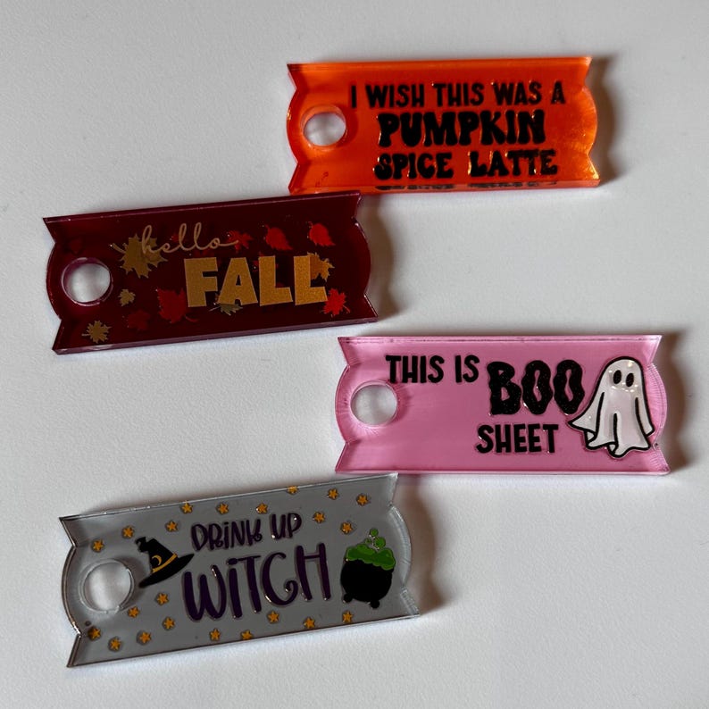 Stanley Cup Name Plates Seasonal Design Two Pack 40 & 30 OZ Etsy Canada