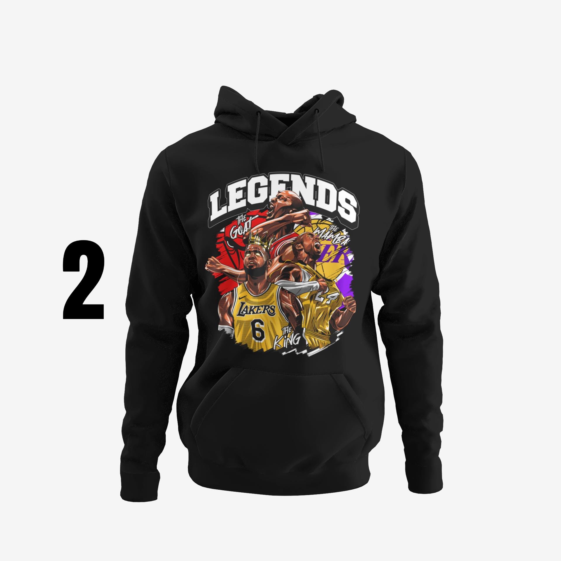 Lebron Jordan and Kobe Hoodie Etsy