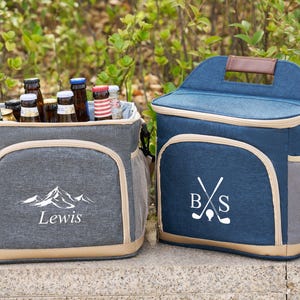 Sac isotherme personnalisé,Sac à dos isotherme de randonnée personnalisé,Grande glacière à bière pour garçon d'honneur,Cadeaux de noce,Cadeau pour homme d'honneur,Cadeaux pour père