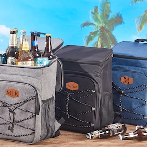 Personalized Groomsmen Cooler Backpack, Custom Lunch Cooler Backpack, Golf Beer Cooler,  Groomsmen Gift,Hiking Cooler Backpack,Best Man Gift