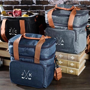 Personalized Groomsmen Cooler Backpack,Bachelor Party,Custom Lunch Cooler Bag,Insulated Golf Beer Cooler,Waterproof Hiking Cooler Backpack 