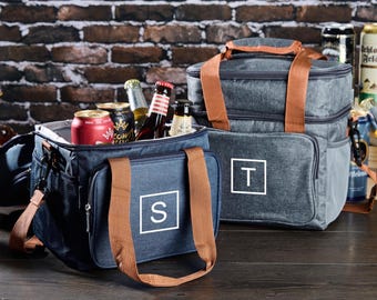 Mochila térmica com monograma, presente personalizado para padrinhos, bolsa térmica para lanche.