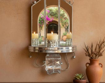 Entry Hall Lighting Candle Wall Sconce for Entry Way Decor Farmhouse Style Lamp fro Newlyweds Gift Idea for Couple Getting Married