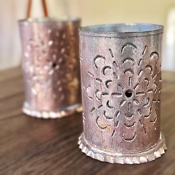 Create Ambiance with Candles and Punched Tin Lanterns