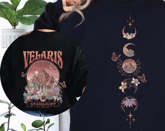 Velaris City Of Starlight Sweatshirt, Tog,  The Night Court Sweater, Acotar Velaris Sweatshirt, Court of Dreams, Velaris Bookish BP