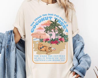 Crees que te acabas de caer de un cocotero Kamala Harris para presidente 2024 elección VP cita camiseta retro kamala harris camisa harris meme