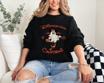 Minnie disneyland halloween sweatshirt, Magical Land Halloween Sweatshirt, Trendy Sweatshirt, Disneyland Sweatshirt,  Halloween Sweatshirt