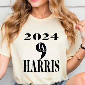 comma la kamala,  Kamala Harris Tee, Madam President Kamala Harris shirt Kamala Harris For President, Kamala Harris 2024 Shirt, Comma la tee