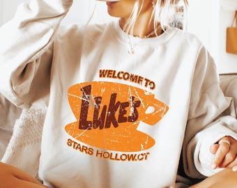 Luke&#39;s Coffee Sweatshirt, Best Coffee In Connecticut, Stars Hollows Sweater, Tv Show Hoddie, Lukes Coffee Youth,Unisex,Woman