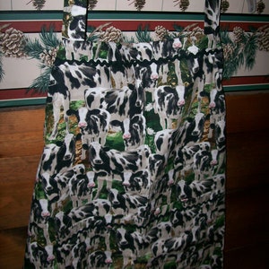 Kuh Erwachsene Schürze Sz M - L