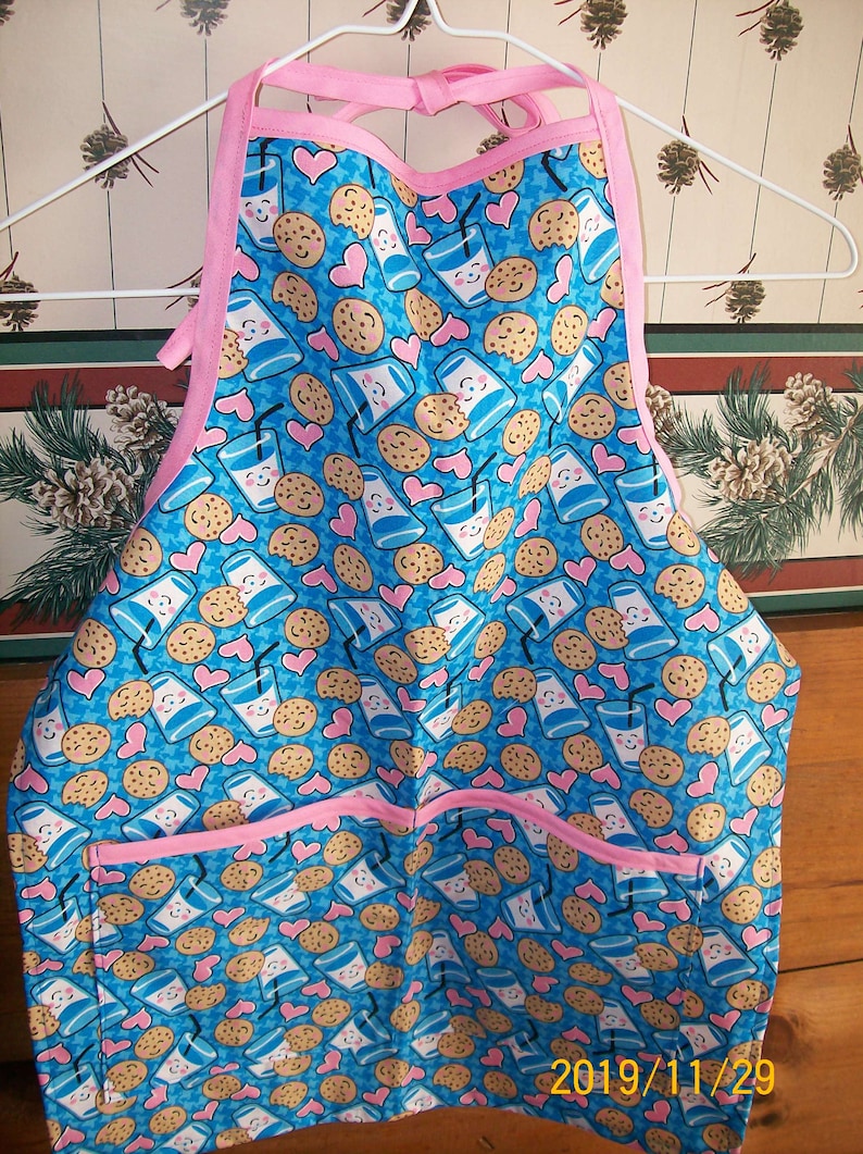 Cookies and Milk Child Full Apron