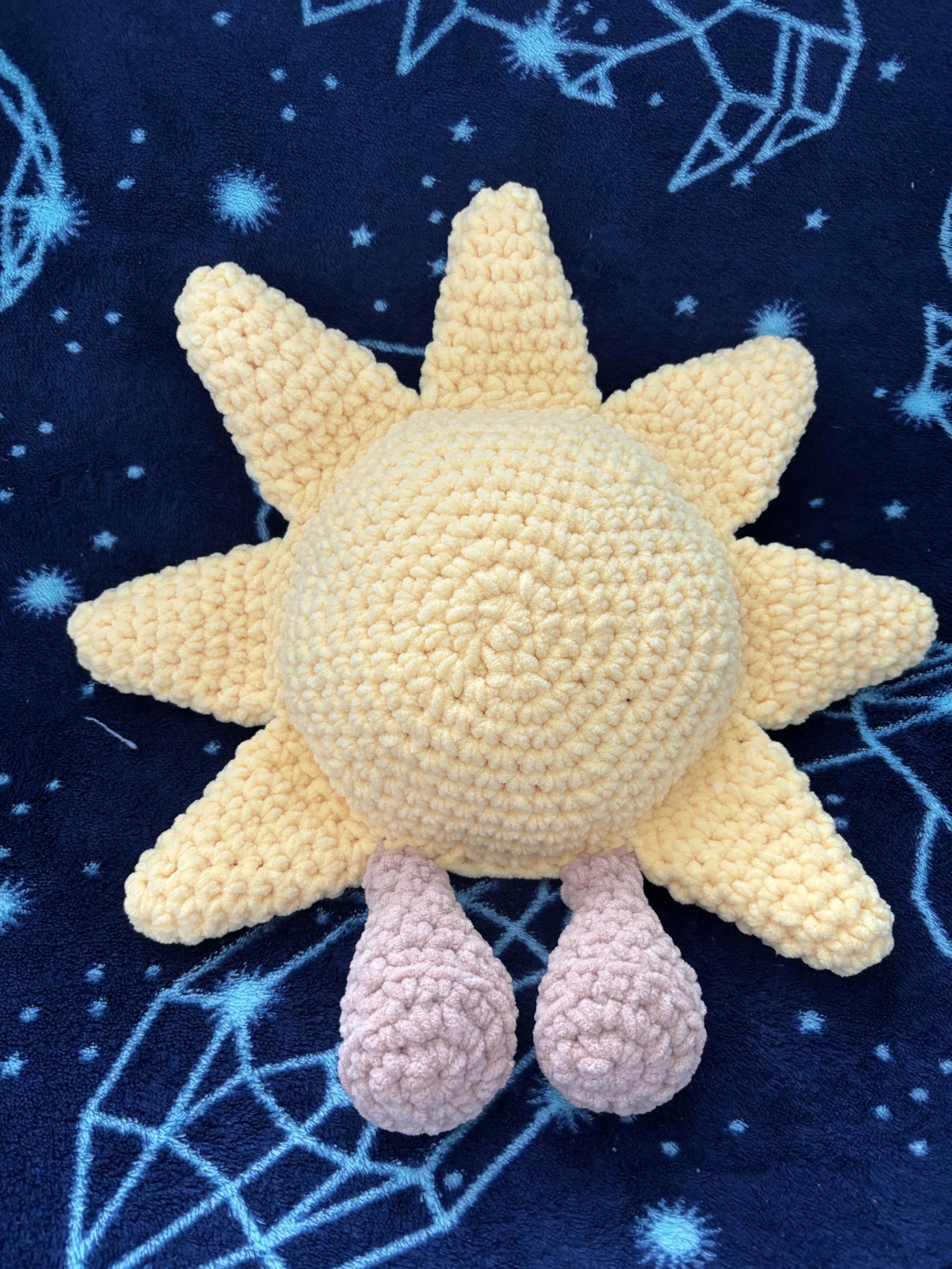 Amusing Sun Buddy Crochet Amigurumi PATTERN - US English PDF