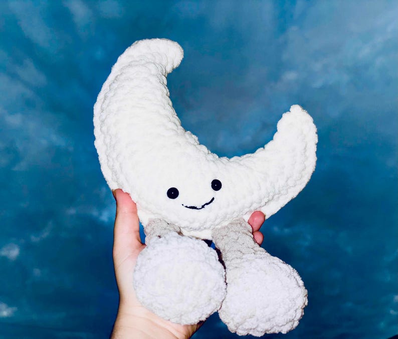 Amusing Moon Buddy Crochet Amigurumi PATTERN - US English PDF Download ...