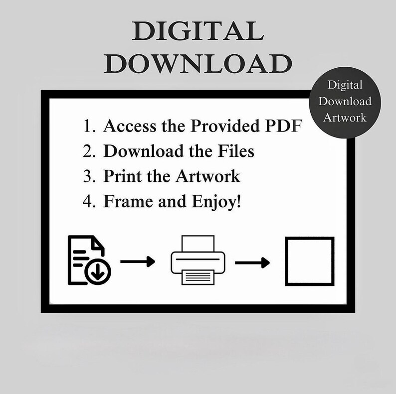 Saludos - Descarga digital instantánea, Arte mural, Decoración del hogar, Decoración de oficina imagen 2